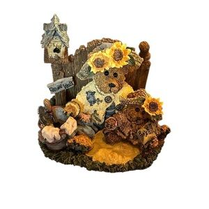 Boyds Bearstone Collection Sunny & Sally Beariweather...Plant With Hope 01999-41
